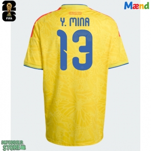 Colombia Yerry Mina #13 Replika Hjemmebanetrøje VM 2026 Kortærmet